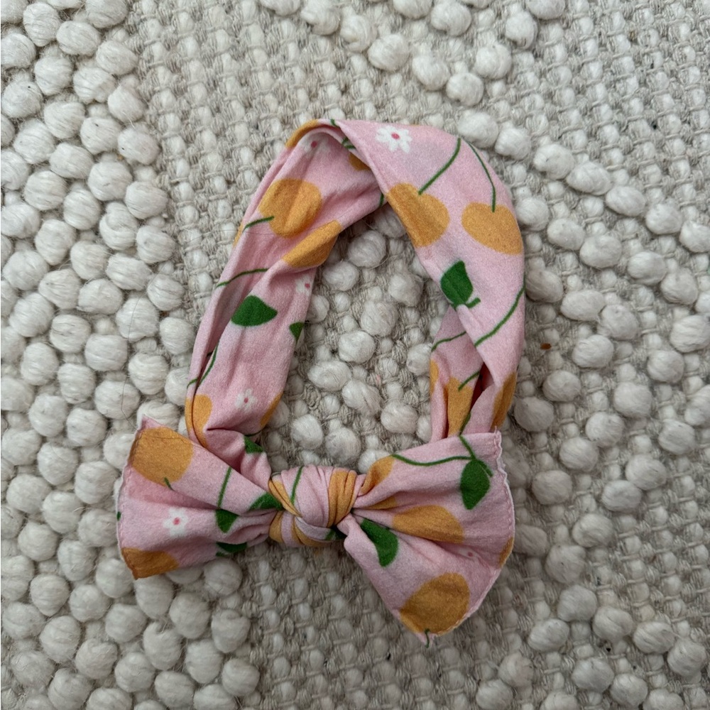 NWOT Baby Bling Cherry Bow